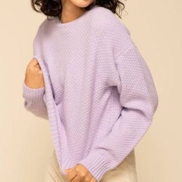 𝅺bubble textured sweater - Picture 1 of 4